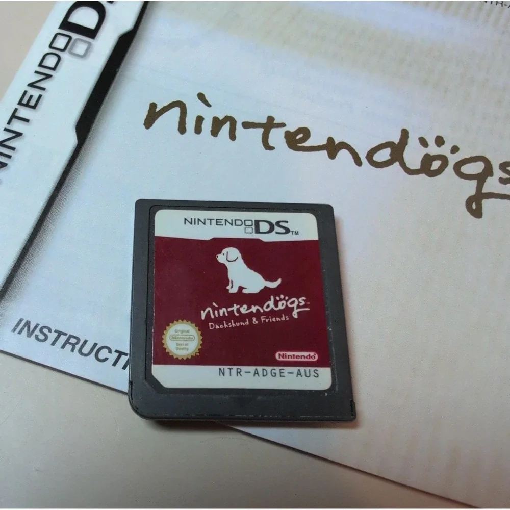 Nintendogs: Dachshund & Friends Nintendo DS 2005 Game Pets Dogs Complete CIB